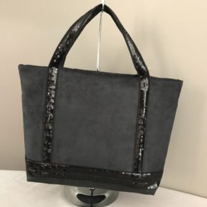 sac paillettes noir