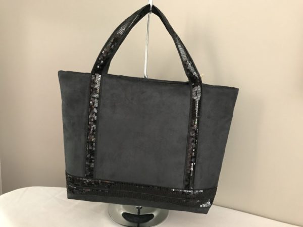 sac paillettes noir