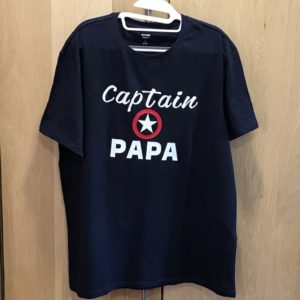 Tee shirt captain papa